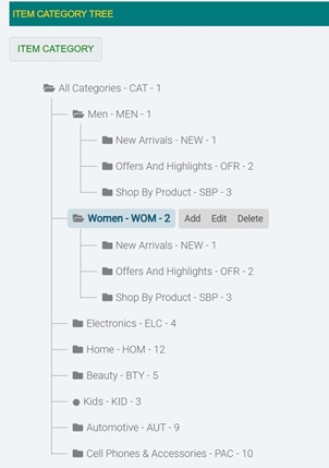 5-level product categories and sub-categories in Sooq eCommerce